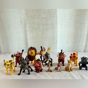 Vintage lot of 13 Lion king toys
